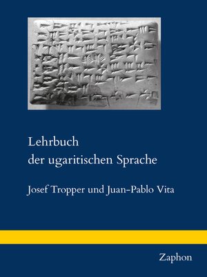 cover image of Lehrbuch der ugaritischen Sprache